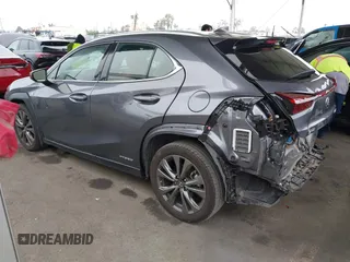 2020 Lexus UX 250h F Sport with VIN JTHR9JBH0L2025493, listed as a IAAI auction lot 42175227 with 18,315 mi miles and . Bid and sale history available at DreamBid. Image 3.