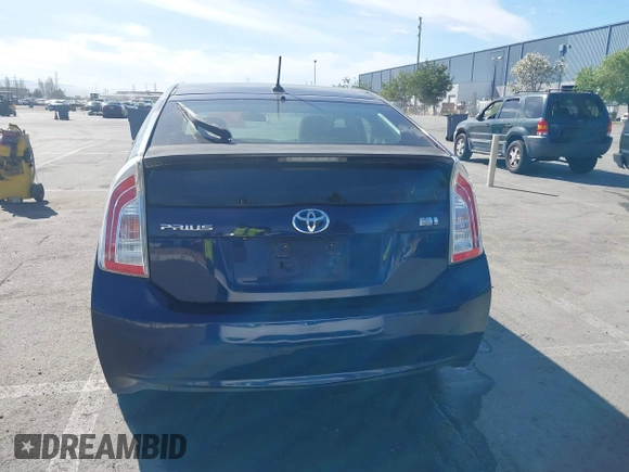 2013 Toyota Prius One with VIN JTDKN3DU0D1623630, listed as a IAAI auction lot 42015052 with 213,796 mi miles. Bid and sale history available at carsss.com. Image 16.