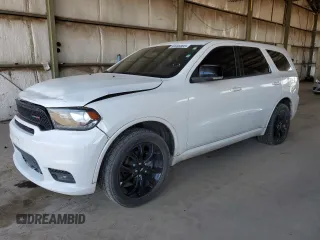 2019 Dodge Durango GT Plus with VIN 1C4RDJDG1KC743860, listed as a Copart auction lot 60695895 with 91,262 mi miles and Salvage title. Bid and sale history available at DreamBid. Image 1.