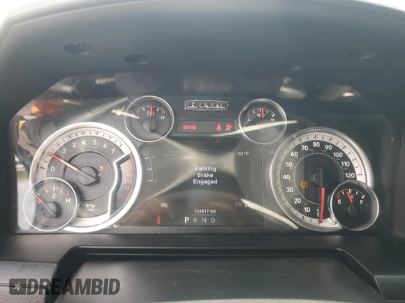 2014 Ram 1500 z VIN 3C6JR7CT3EG267944, wystawiony jako Copart lot #58227375 z przebiegiem 134 917 mil mil oraz Szkoda całkowita • Salvage title. Historia ofert i sprzedaży dostępna na DreamBid. Obrazek 9.