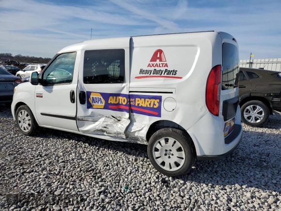 2017 Ram ProMaster City Cargo Tradesman SLT with VIN ZFBERFBB4H6D85025, listed as a Copart auction lot 50207785 with 285,618 mi miles and Salvage Title. Bid and sale history available at DreamBid. Image 2.