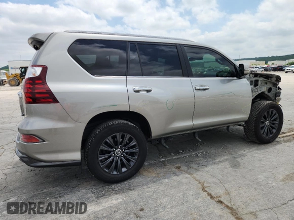 2020 Lexus GX 460 Premium with VIN JTJAM7BX0L5256137, listed as a Copart auction lot 59694325 with 76,386 mi miles and Salvage title. Bid and sale history available at DreamBid. Image 3.