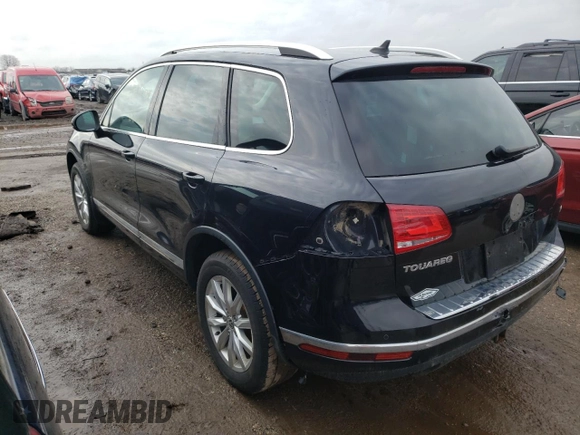 2017 Volkswagen Touareg Sport with VIN WVGEF7BP7HD002920, listed as a Copart auction lot 48546204 with 108,648 mi miles and . Bid and sale history available at DreamBid. Image 2.