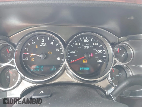 2013 Chevrolet Silverado 1500 LT with VIN 3GCPCSE02DG379501, listed as a IAAI auction lot 41714696 with 152,248 mi miles and . Bid and sale history available at DreamBid. Image 7.