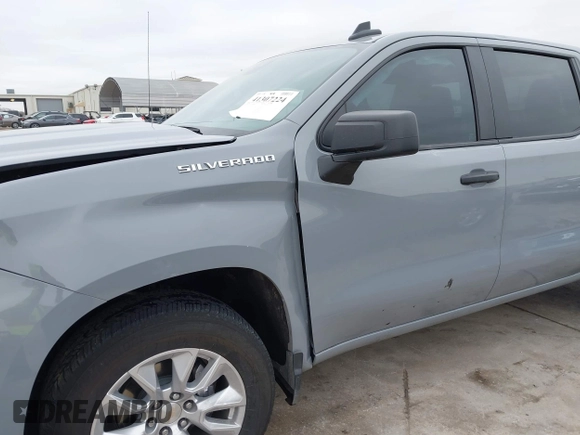 2024 Chevrolet Silverado 1500 Custom with VIN 3GCPABEK9RG265221, listed as a IAAI auction lot 41307224 with 17,146 mi miles and . Bid and sale history available at DreamBid. Image 18.