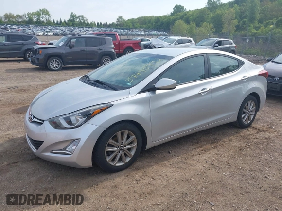 2016 Hyundai Elantra SE z VIN 5NPDH4AE1GH727236, wystawiony jako IAAI lot #39440992 z przebiegiem 76 917 mil mil oraz . Historia ofert i sprzedaży dostępna na DreamBid. Obrazek 2.