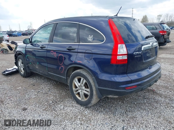 2010 Honda CR-V EX with VIN 5J6RE4H57AL100171, listed as a IAAI auction lot 42011419 with 194,989 mi miles. Bid and sale history available at carsss.com. Image 3.