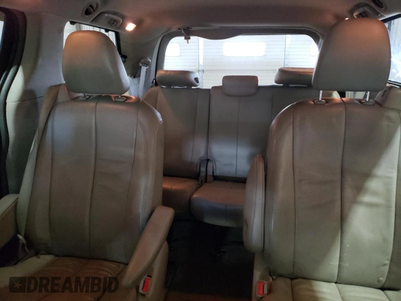 2012 Toyota Sienna XLE with VIN 5TDDK3DC9CS047319, listed as a Copart auction lot 53173405 with 198,654 mi miles and Salvage Title. Bid and sale history available at carsss.com. Image 10.