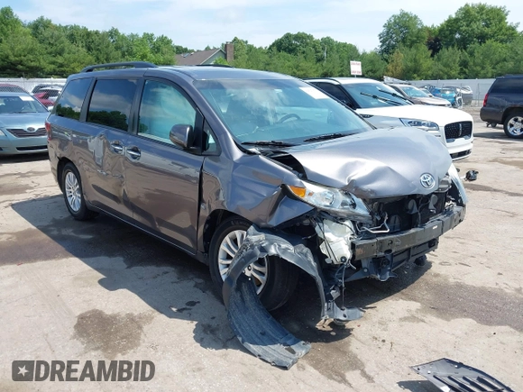 2015 Toyota Sienna XLE with VIN 5TDYK3DCXFS633128, listed as a IAAI auction lot 42527073 with 149,926 mi miles and . Bid and sale history available at DreamBid. Image 6.