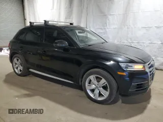 2018 Audi Q5 Premium with VIN WA1ANAFY0J2130983, listed as a Copart auction lot 43253715 with 58,158 mi miles and Clean Title. Bid and sale history available at carsss.com. Image 4.