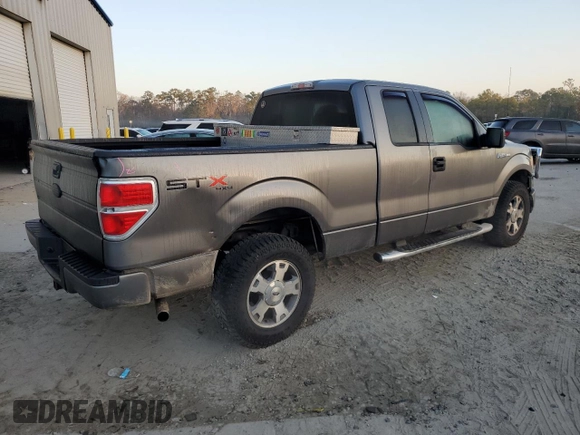 2009 Ford F-150 STX with VIN 1FTRX14859FA96761, listed as a Copart auction lot 44344185 with 100,158 mi miles and Salvage Title. Bid and sale history available at carsss.com. Image 3.