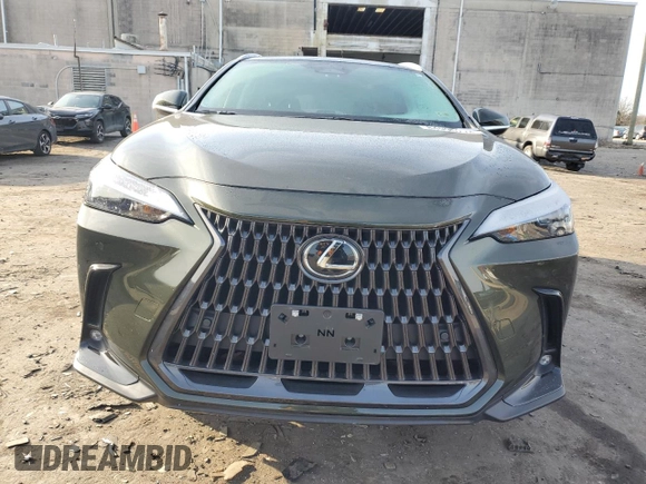 2023 Lexus NX with VIN 2T2GKCEZ7PC015088, listed as a Copart auction lot 84995774 with 14,790 mi miles and Salvage Title. Bid and sale history available at carsss.com. Image 5.
