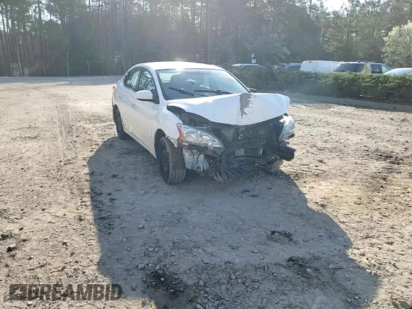 2015 Nissan Sentra SV with VIN 3N1AB7AP6FY353847, listed as a Copart auction lot 50944595 with 117,176 mi miles and Salvage Title. Bid and sale history available at carsss.com. Image 10.