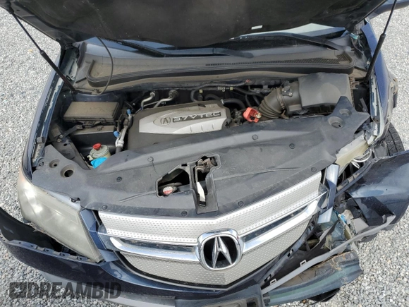 2009 Acura MDX with VIN 2HNYD28229H524259, listed as a Copart auction lot 54558615 with 162,409 mi miles and Salvage Title. Bid and sale history available at carsss.com. Image 12.