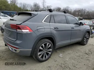 2021 Volkswagen Atlas SEL Premium R-Line with VIN 1V2FE2CA1MC222531, listed as a Copart auction lot 47781305 with 29,002 mi miles and Salvage title. Bid and sale history available at DreamBid. Image 3.