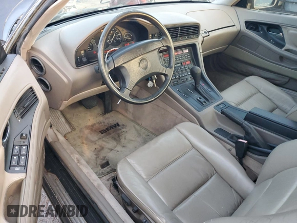 1995 BMW 8 Series z VIN WBAEF6320SCC89547, wystawiony jako Copart lot #86168634 z przebiegiem 93 256 mil mil oraz Czysty tytuł • Clean title. Historia ofert i sprzedaży dostępna na DreamBid. Obrazek 8.