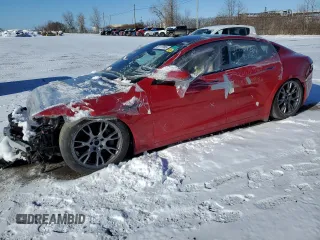 2021 Tesla Model S Plaid with VIN 5YJSA1E6XMF452859, listed as a Copart auction lot 48117995 with 0 mi miles and Salvage Title. Bid and sale history available at carsss.com. Image 1.