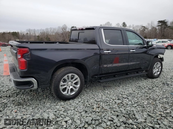 2024 Chevrolet Silverado 1500 LTZ with VIN 2GCUDGED8R1143919, listed as a Copart auction lot 89385915 with 19,171 mi miles and Salvage Title. Bid and sale history available at DreamBid. Image 3.