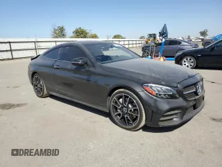 2023 Mercedes-Benz C 300 with VIN W1KWJ8DB8PG119312, listed as a Copart auction lot 71323674 with 10,665 mi miles and Salvage Title. Bid and sale history available at DreamBid. Image 4.