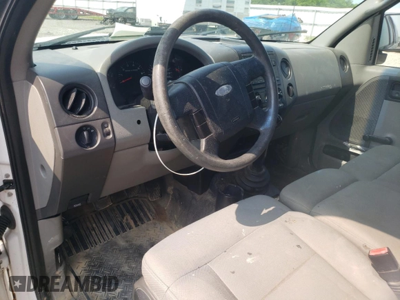 2008 Ford F-150 XL with VIN 1FTRF12298KC46605, listed as a Copart auction lot 58701355 with 200,777 mi miles and Salvage title. Bid and sale history available at DreamBid. Image 8.