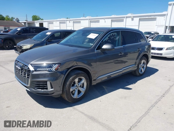 2023 Audi Q7 Premium with VIN WA1AXBF76PD025384, listed as a IAAI auction lot 41838885 with 23,857 mi miles and . Bid and sale history available at DreamBid. Image 2.