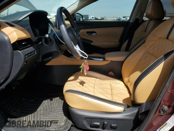 2021 Nissan Sentra SV with VIN 3N1AB8CV0MY203716, listed as a Copart auction lot 52529895 with 58,390 mi miles and Clean title. Bid and sale history available at DreamBid. Image 7.