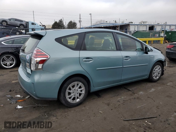 2015 Toyota Prius Two with VIN JTDZN3EU2FJ027161, listed as a Copart auction lot 43816315 with 95,187 mi miles and Salvage Title. Bid and sale history available at DreamBid. Image 3.