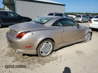 2002 Lexus SC 430 with VIN JTHFN48Y220006106, listed as a Copart auction lot 76703744 with 114,122 mi miles and Salvage Title. Bid and sale history available at DreamBid. Image 3.