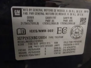 2011 GMC Sierra 1500 Denali z VIN 3GTP2XE2XBG128854, wystawiony jako IAAI lot #41606670 z przebiegiem 150 556 mil mil oraz . Historia ofert i sprzedaży dostępna na DreamBid. Obrazek 9.
