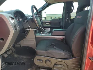 2008 Ford F-150 XLT with VIN 1FTPW12V18KE25514, listed as a Copart auction lot 57871485 with 248,915 mi miles and Salvage title. Bid and sale history available at DreamBid. Image 7.