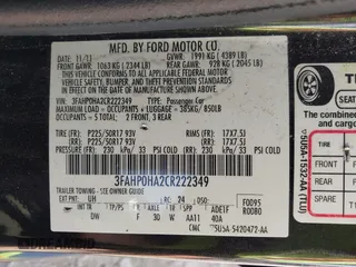 2012 Ford Fusion SE with VIN 3FAHP0HA2CR222349, listed as a IAAI auction lot 42178673 with 106,026 mi miles and . Bid and sale history available at DreamBid. Image 9.