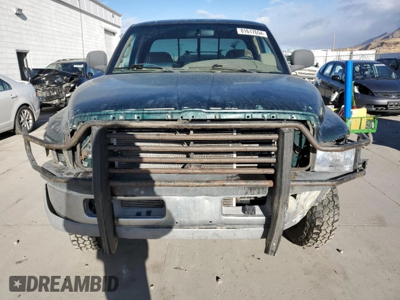 1999 Dodge Ram 2500 with VIN 1B7KF236XXJ528197, listed as a Copart auction lot 81617654 with 169,039 mi miles and Salvage Title. Bid and sale history available at carsss.com. Image 5.