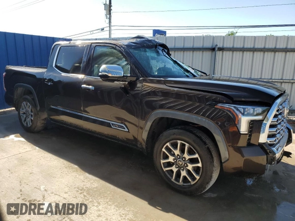 2022 Toyota Tundra 2WD 1794 Edition with VIN 5TFMA5AB0NX004561, listed as a Copart auction lot 49262374 with 49,660 mi miles and Non Repairable. Bid and sale history available at carsss.com. Image 4.