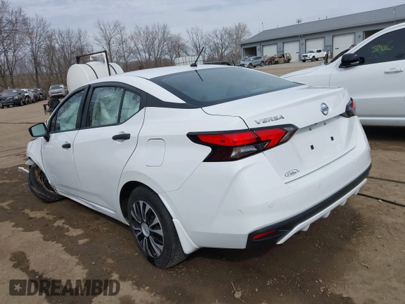 2020 Nissan Versa S with VIN 3N1CN8DV4LL918072, listed as a IAAI auction lot 41705531 with 82,458 mi miles. Bid and sale history available at carsss.com. Image 3.