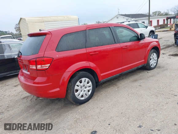 2013 Dodge Journey SE with VIN 3C4PDCAB5DT713666, listed as a IAAI auction lot 41666251 with 198,798 mi miles. Bid and sale history available at carsss.com. Image 4.
