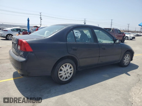 2004 Honda Civic LX with VIN 2HGES16544H579294, listed as a Copart auction lot 55528785 with 172,892 mi miles and Clean Title. Bid and sale history available at carsss.com. Image 3.