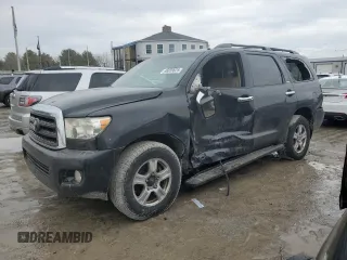 2008 Toyota Sequoia SR5 with VIN 5TDBY64A28S012263, listed as a Copart auction lot 46639625 with 0 mi miles and Clean Title. Bid and sale history available at carsss.com. Image 1.