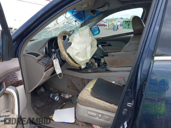 2011 Acura MDX Tech Pkg with VIN 2HNYD2H67BH510866, listed as a IAAI auction lot 42009473 with 1 mi miles. Bid and sale history available at carsss.com. Image 5.