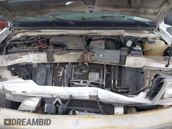 2001 Ford Econoline Cargo with VIN 1FTRE14211HA57966, listed as a IAAI auction lot 42207750 with 239,936 mi miles and . Bid and sale history available at DreamBid. Image 10.
