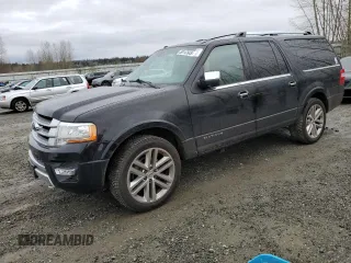 2016 Ford Expedition EL Platinum with VIN 1FMJK1MT2GEF36451, listed as a Copart auction lot 50147645 with 112,553 mi miles and Salvage Title. Bid and sale history available at carsss.com. Image 1.