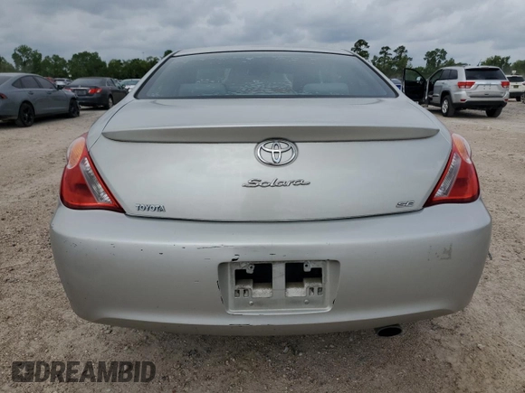 2006 Toyota Solara SE z VIN 4T1CE38P26U752491, wystawiony jako Copart lot #54844985 z przebiegiem 68 956 mil mil oraz Szkoda całkowita • Salvage title. Historia ofert i sprzedaży dostępna na DreamBid. Obrazek 6.