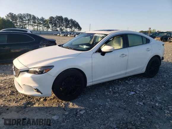 2016 Mazda 6 i Grand Touring with VIN JM1GJ1W58G1401658, listed as a Copart auction lot 51254075 with 121,598 mi miles and Salvage Title. Bid and sale history available at DreamBid. Image 1.