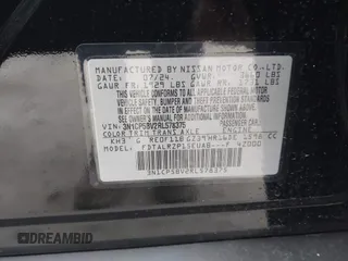 2024 Nissan Kicks S with VIN 3N1CP5BV2RL578375, listed as a IAAI auction lot 41498119 with 7,466 mi miles and . Bid and sale history available at DreamBid. Image 9.
