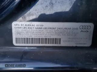 2010 Audi A4 2.0T Premium with VIN WAUBFAFL2AN011775, listed as a Copart auction lot 83441484 with 100,106 mi miles and Salvage Title. Bid and sale history available at carsss.com. Image 14.