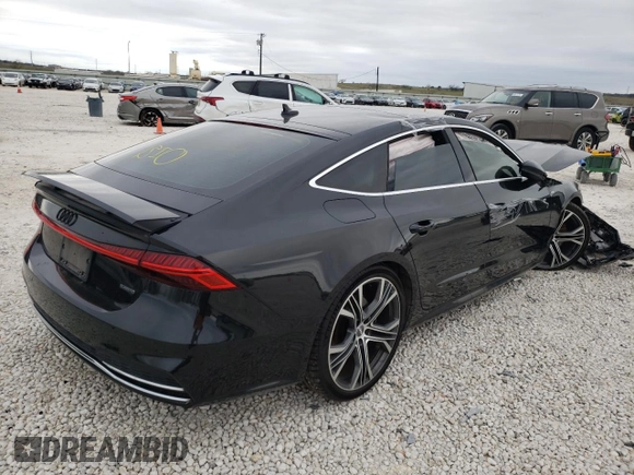 2019 Audi A7 Prestige with VIN WAUV2AF23KN039084, listed as a Copart auction lot 43108104 with 0 mi miles. Bid and sale history available at carsss.com. Image 3.