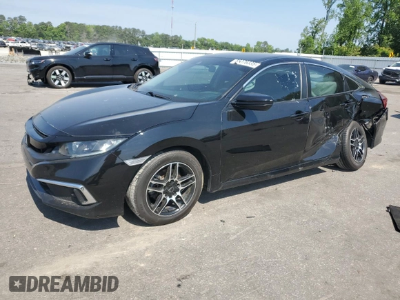 2020 Honda Civic LX z VIN 2HGFC2F69LH531370, wystawiony jako Copart lot #55076335 z przebiegiem 140 163 mil mil oraz Szkoda całkowita • Salvage title. Historia ofert i sprzedaży dostępna na DreamBid. Obrazek 1.
