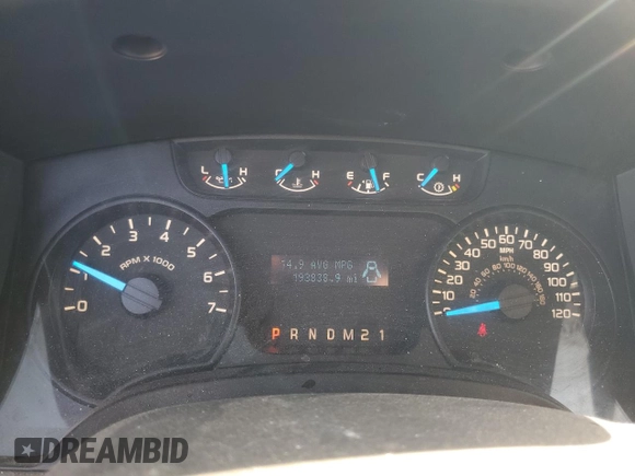 2014 Ford F-150 XL with VIN 1FTFX1EF2EFC72126, listed as a Copart auction lot 56634465 with 193,838 mi miles and Non repairable. Bid and sale history available at DreamBid. Image 9.