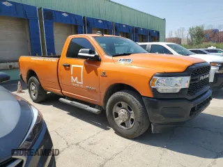 2021 Ram 2500 with VIN 3C6MR4AL2MG627234, listed as a Copart auction lot 53524525 with 166,195 mi miles and Salvage title. Bid and sale history available at DreamBid. Image 4.