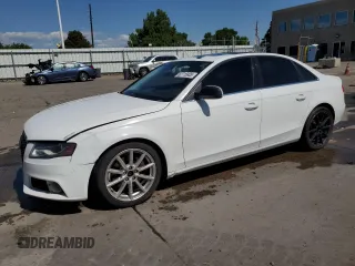 2011 Audi A4 Premium Plus with VIN WAUFFAFL2BN011486, listed as a Copart auction lot 62715935 with 142,034 mi miles and Salvage title. Bid and sale history available at DreamBid. Image 1.