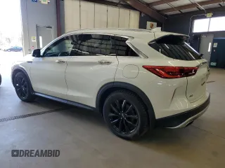 2020 Infiniti QX50 ESSENTIAL with VIN 3PCAJ5M32LF114512, listed as a Copart auction lot 55072625 with 131,863 mi miles and Clean Title. Bid and sale history available at carsss.com. Image 2.
